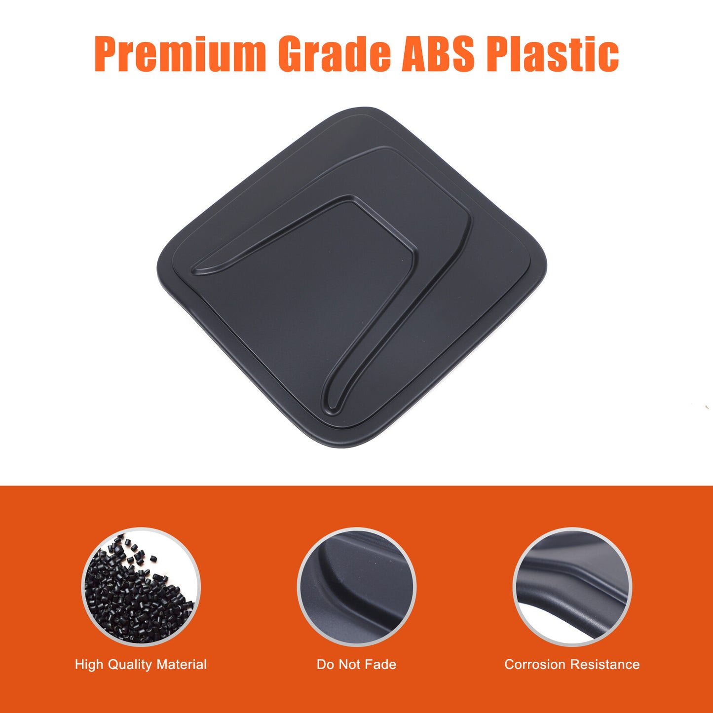 Matte black fuel tank cap for L200 Triton 4-door 2019-2022 n