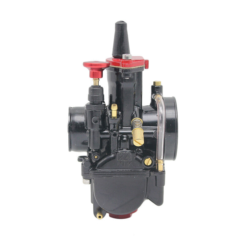 24mm 4T Motorcycle Carburetor Power Injection 90cc-125cc Racing Scooter Off-Road Bike Q