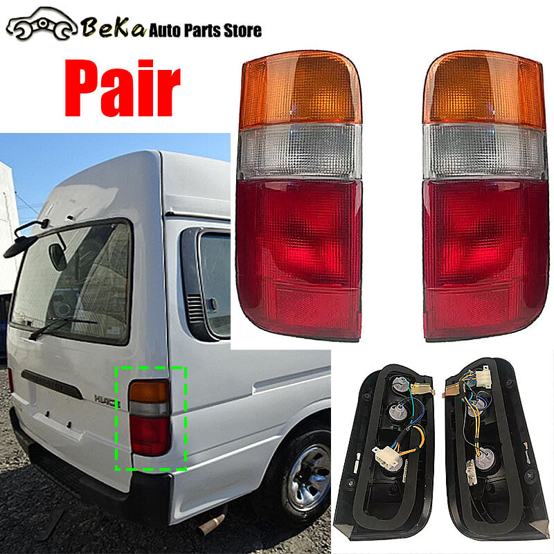 2-Piece for Toyota Hiace Commuter Van LH112 LH125 1989 - 2004 Taillights LHRH