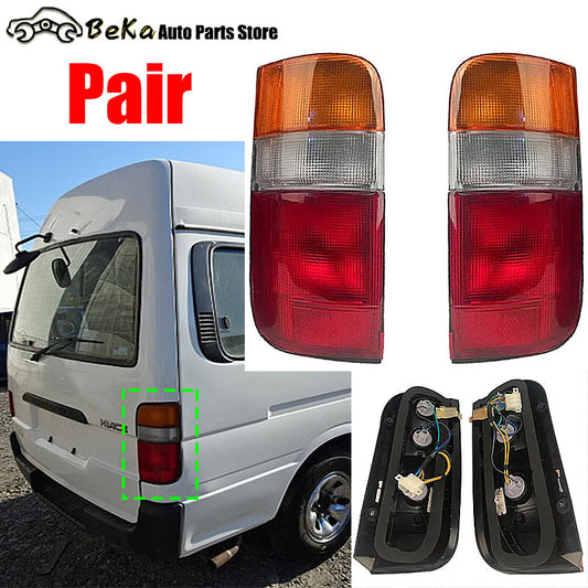 2-Piece for Toyota Hiace Commuter Van LH112 LH125 1989 - 2004 Taillights LHRH