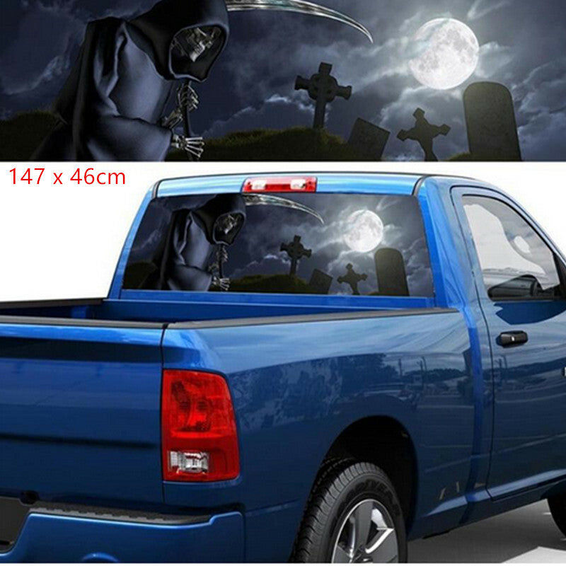 Car Sticker Rear Window Graphic Personality Decal DIY Exterior Trim Waterproof
