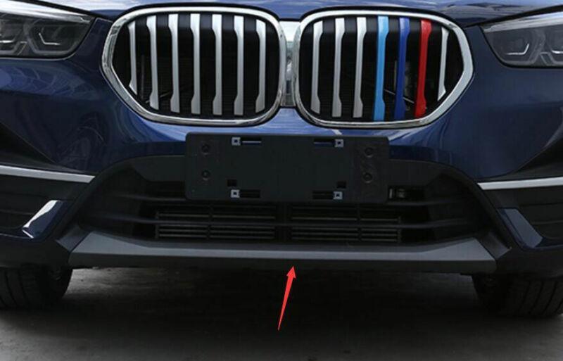 Fit for BMW X1 F48 2020-2021 ABS Black Front Bumper Diffuser Board Guard 1PCS