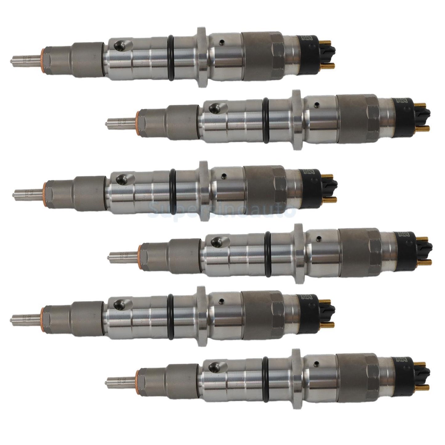 6x Fuel Injector 0445120236 6745-11-3100 for Komatsu Engine 4D107 S6D107 WA320-6