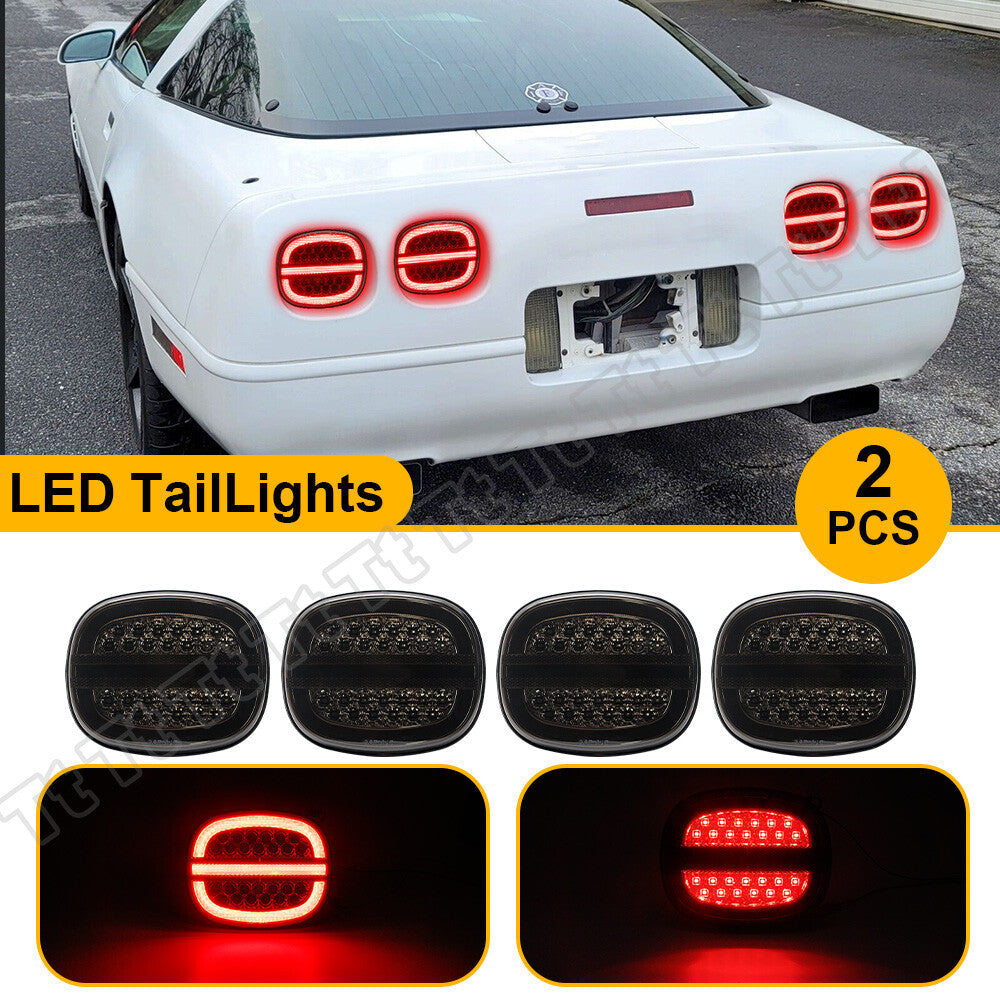 Suitable for 1990-1996 for Chevrolet for Corvette C4 LED taillights/position lights. Q