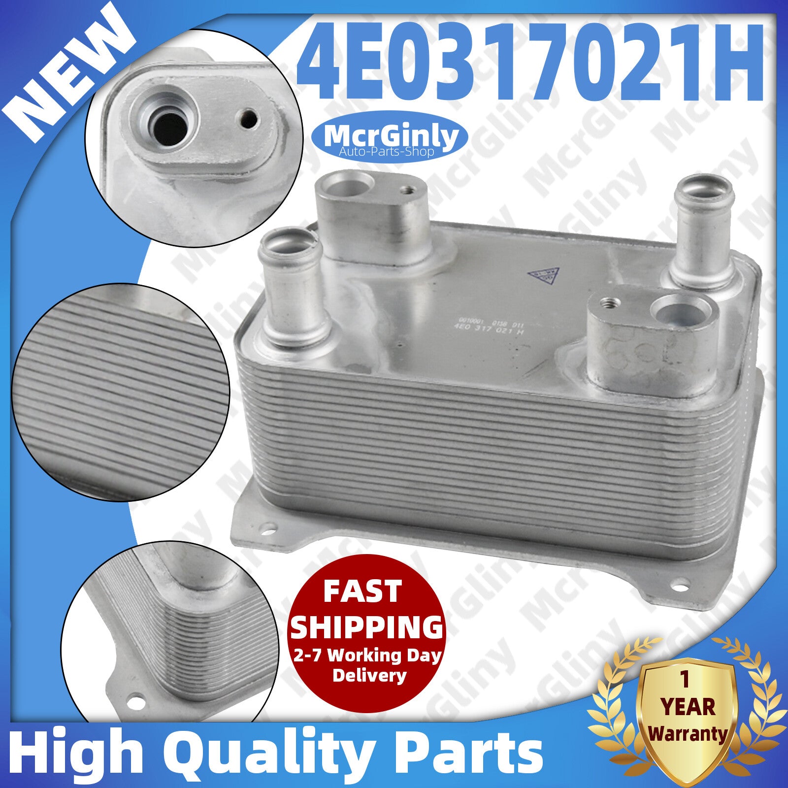 Trans Oil Cooler 4E0317021H is suitable for Audi for A8 Quattro for VW for Passat Phaeton 09G 01L 09L- n