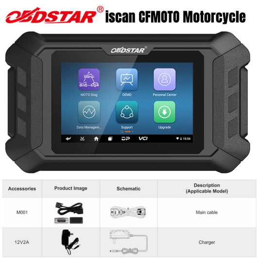 OBDSTAR iscan For CFMOTO Motorcycle Diagnostic Automatic Scanning code reading