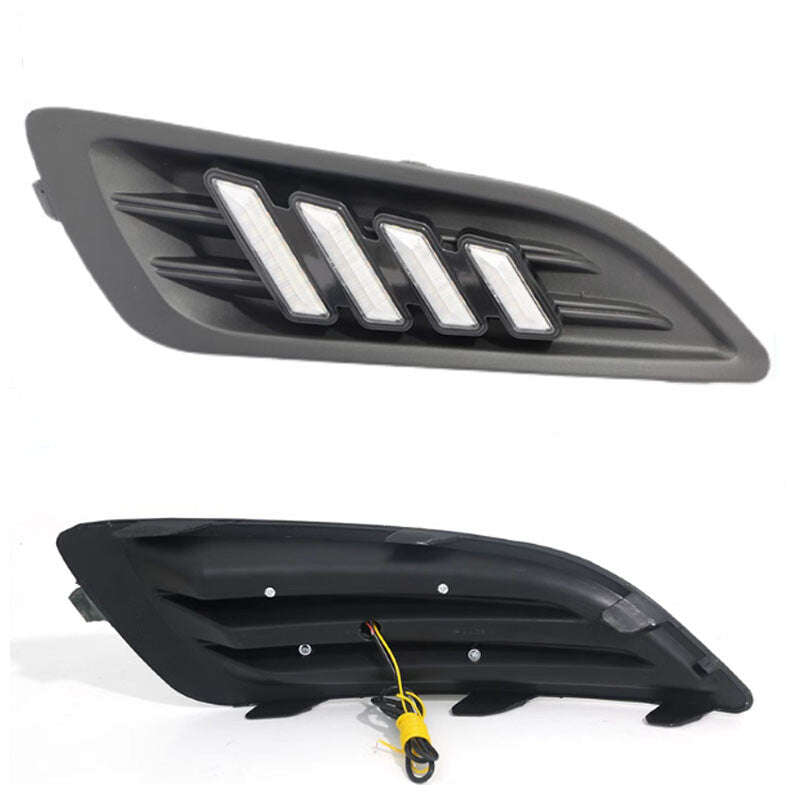 For Fiesta 2015-2019 LED Daytime Running Light DRL Lamp Turn Signal 2PCS n