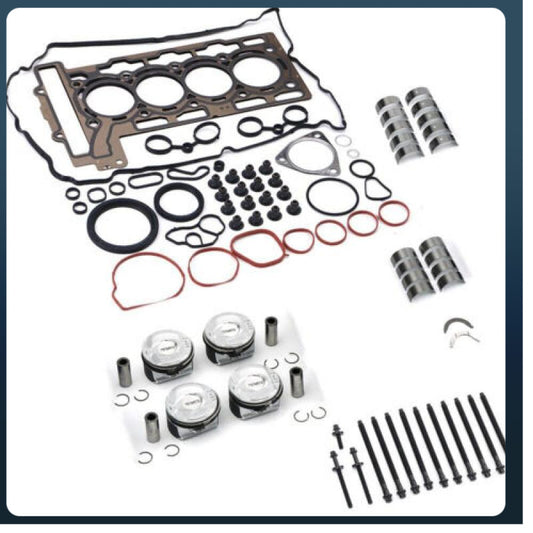 Engine Overhaul Rebuild Pistons Kit for Mini Cooper S JCW R55 R56 R57 N14B16 1.6 n