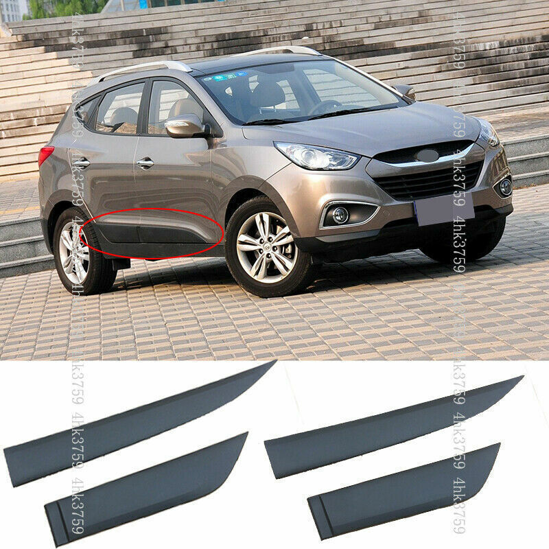 Black Car Side Door Garnish Molding 4Pcs for HYUNDAI for Tucson ix35 2010-2014