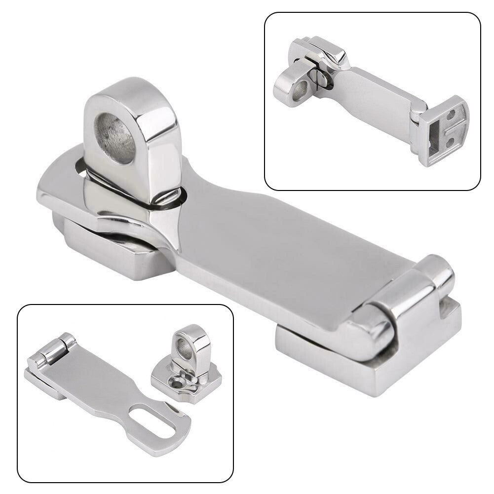 Boat 316 Stainless Steel Locker Latch Clamp Anti-Rattle Marine Fastener 75/92MM