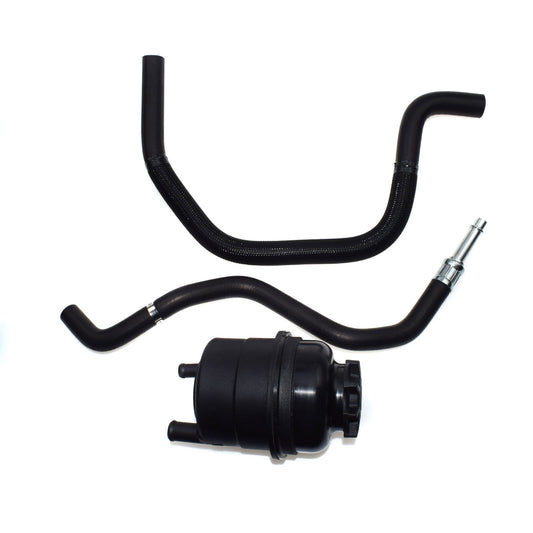 for BMW E39 525i 528i 530i Power Steering Reservoir with Hose Set 32411097164