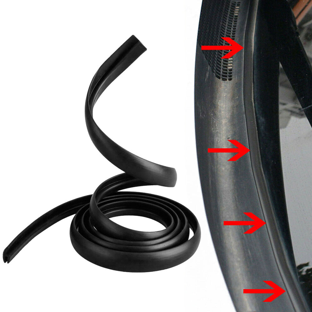 Windshield rubber seal strip decorative weather-resistant car front and rear window protection 5.9 feet