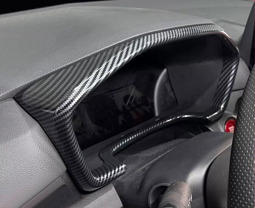 For 23-2024 for Honda CR-V CRV Carbon Fiber Inner Console Dashboard Cover Trim Frame