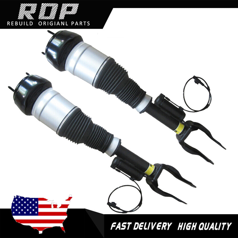 Pair Front Air Suspension Struts w/ADS for Mercedes Benz ML GL-Class W166 X166
