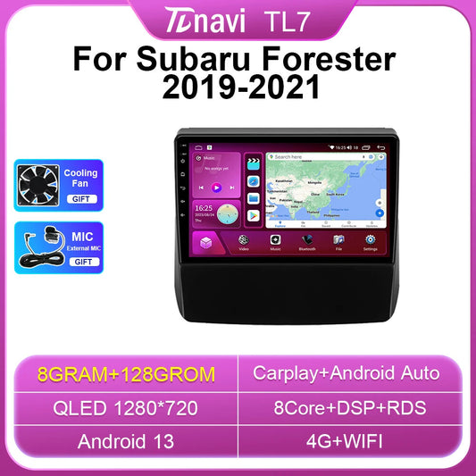 for Subaru for Forester 2019-2021 GPS Carplay Stereo Android Car Radio Auto Player