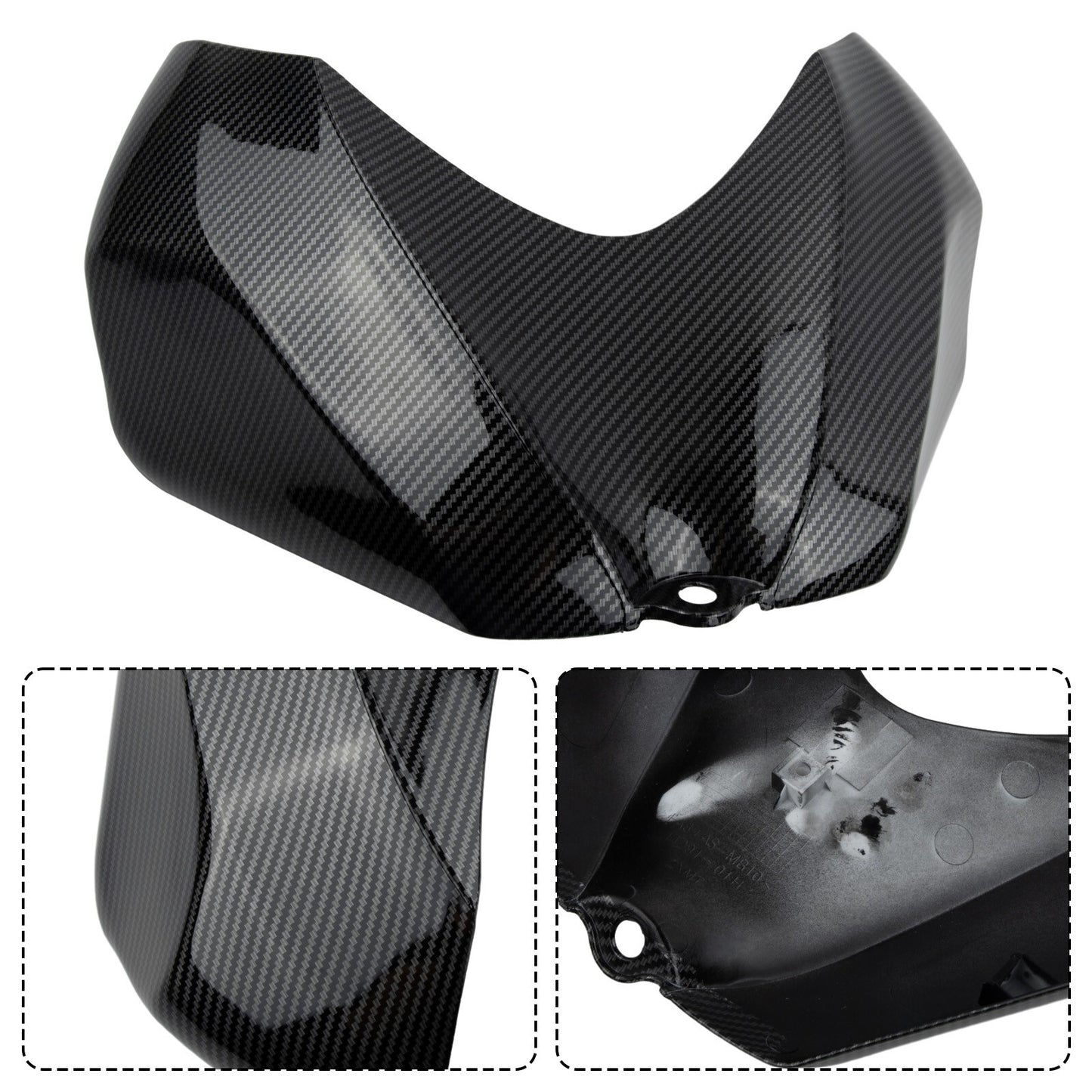 Carbon fiber style Rear Bumper Guard Trunk Edge Cover Trim For Accord 2023+ v