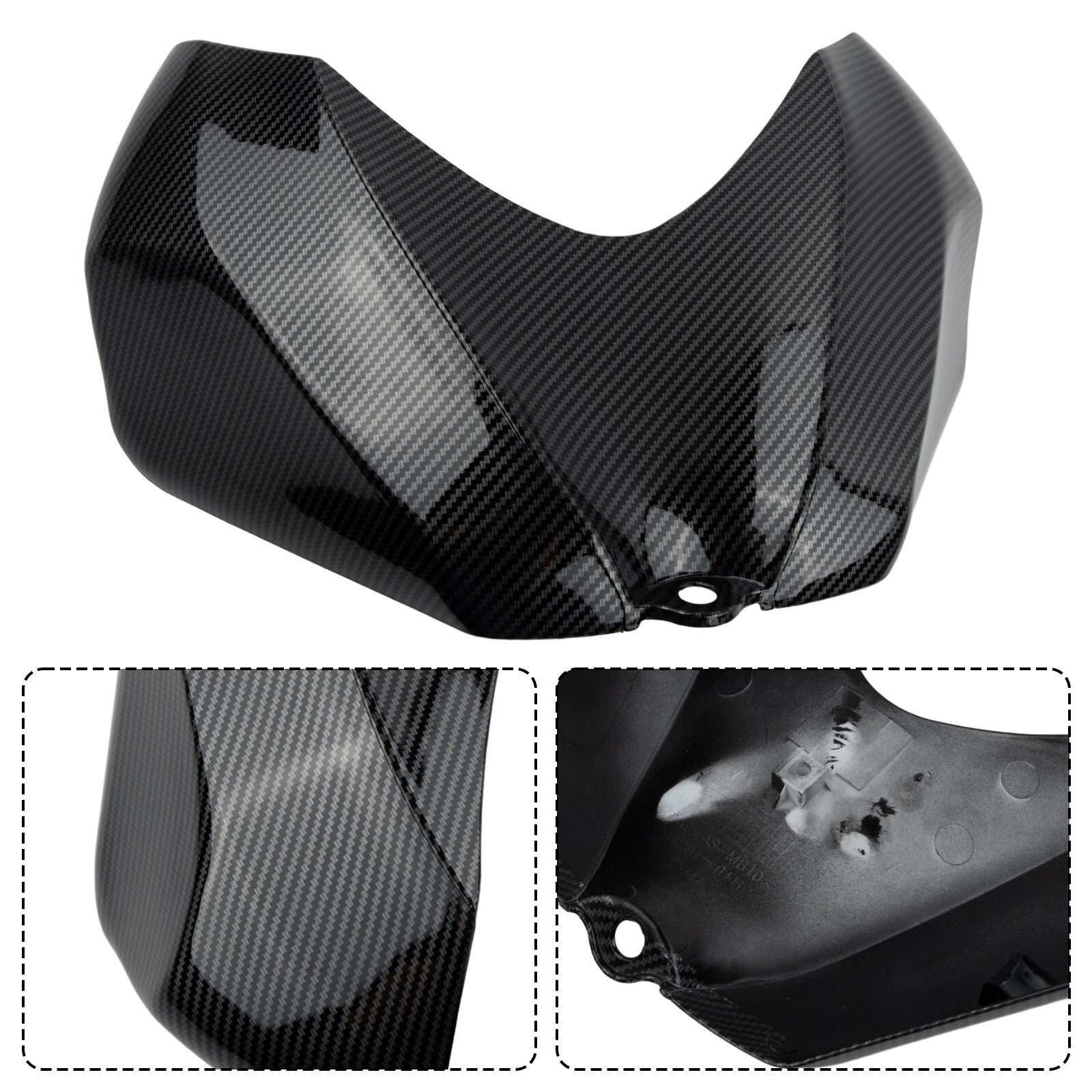 Carbon fiber style Rear Bumper Guard Trunk Edge Cover Trim For Accord 2023+ v