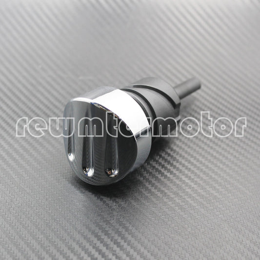 CNC Cut Chrome Oil Dipstick Fit for Harley Sportster Iron Sportster XL 2004-2021 Q