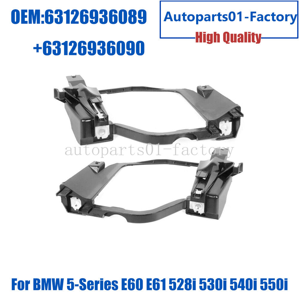1Set Headlight Mount Bracket for BMW 5-Series E60 E61 528i 530i 540i 550i M5