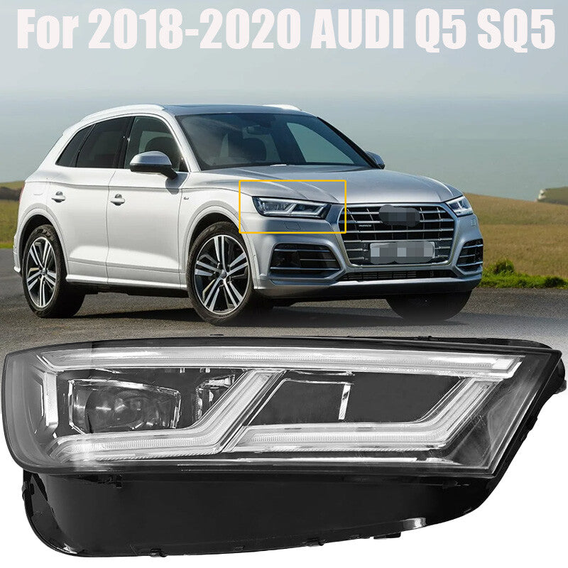 Right RH FULL LED Headlight Headlamp For 2018-2020 for AUDI Q5 SQ5 Passenger Side n