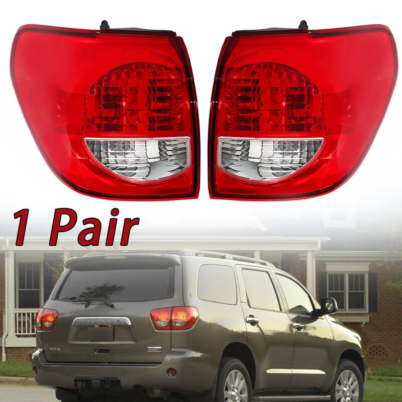 2-pack LHRH rear taillights and turn signals suitable for Toyota Sequoia 2008 - 2017