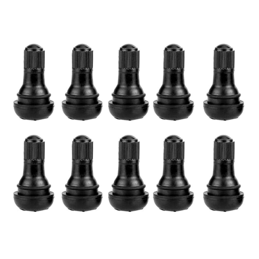 10x NEW Tubeless Tire Rubber Valve Stems for Motorcycle ATV Lawn Mower Etc.TR412 Q