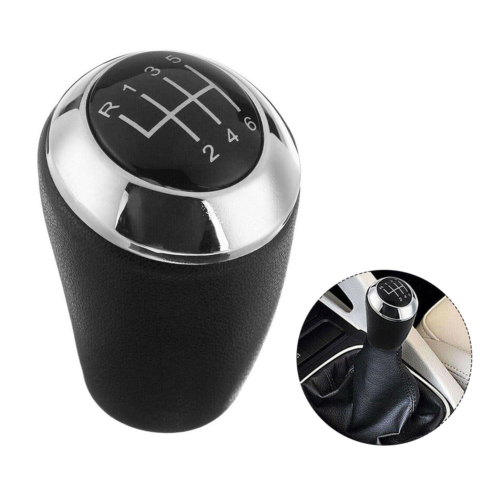 6 Speed Manual Gear Shift Knob Shifter Stick For 2003-2017 for Mazda 3 5 6 CX-7 MX-5 Q