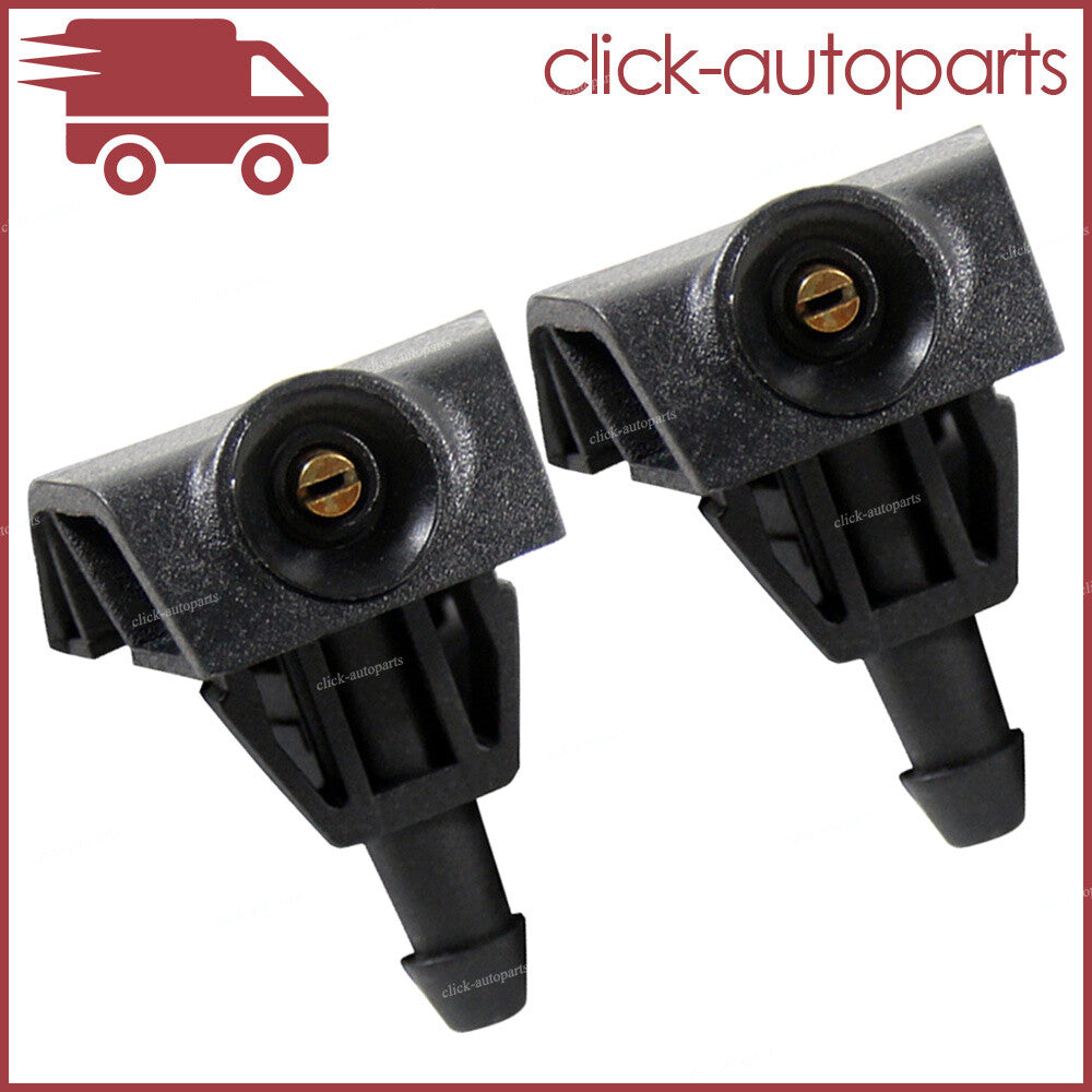2X Fit for Nissan Note 2006¨C2013 Windshield Wiper Water Washer Spray Nozzle Jet