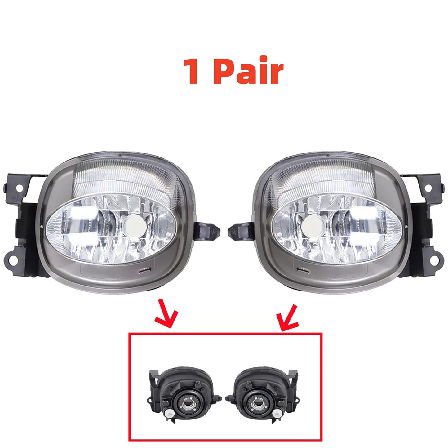 For 2007-2009 for Lexus ES350 Front Fog Lights Bumper Lamps kits Left Right Side