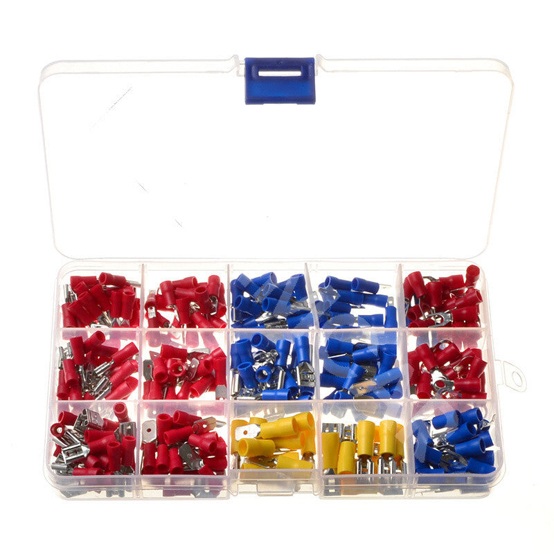 280PCS Assorted Insulated Electrical Wire Terminal Crimp Connector Spade Set Kit