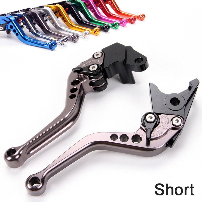 GREY Short Brake Clutch Levers for Yamaha YZ125 1996-2000 YZ250 (1996-1999)