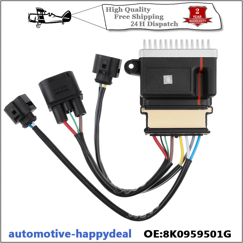Radiator Control Fan Module for Audi A5 A6 A7 Q3 Q5 2009-2016 8K0959501G/A/C