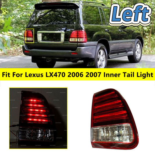 The red left-side rear brake stop light inside the taillight is applicable to the for Lexus LX470 2006 2007 Q