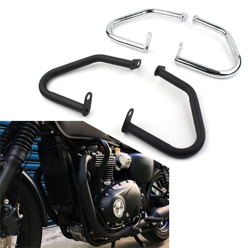 Motorcycle Bumper Engine Guard Crash Bars Fit T100 T120 16-19
