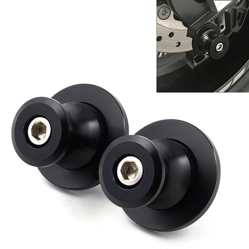 Swingarm Spools Slider Stand Screws M6 for Yamaha YZF R1 R3 R6 Aluminum Black