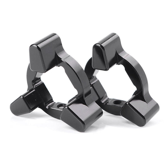 CNC Fork Preload Adjusters Set Black Aluminum Universal 22mm Motorcycle