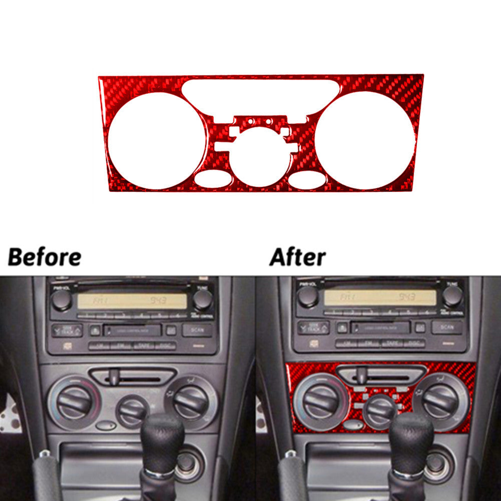 Suede Leather for Co -pilot Control Strip Trim Cover for Honda CR-V CRV 2007-2011 v
