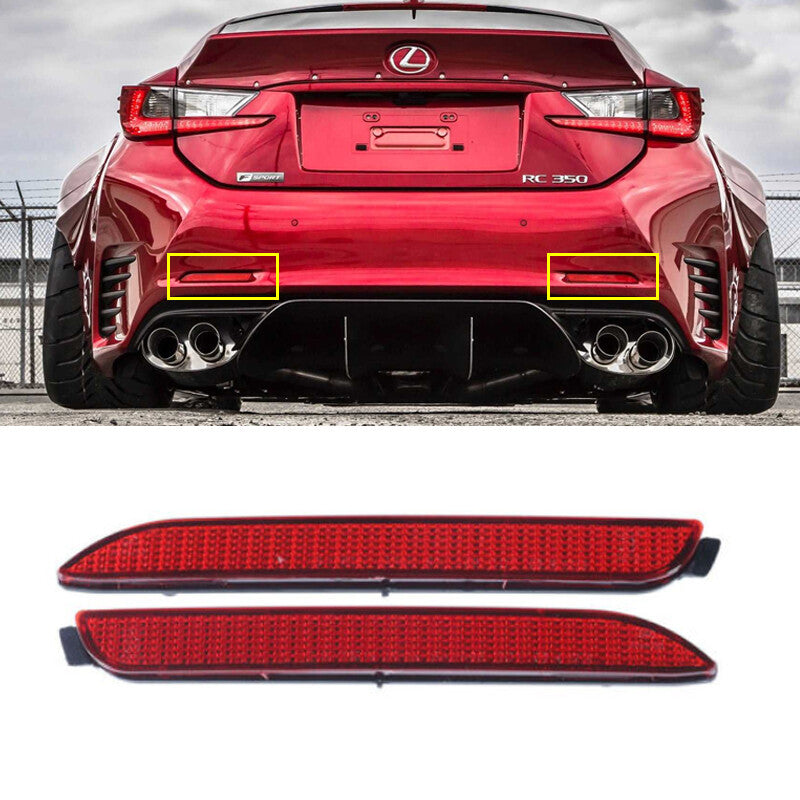1 Pair for Lexus NX/RC/RC F 2015-2019 Rear brake reflector Lamp turn signal lamp v