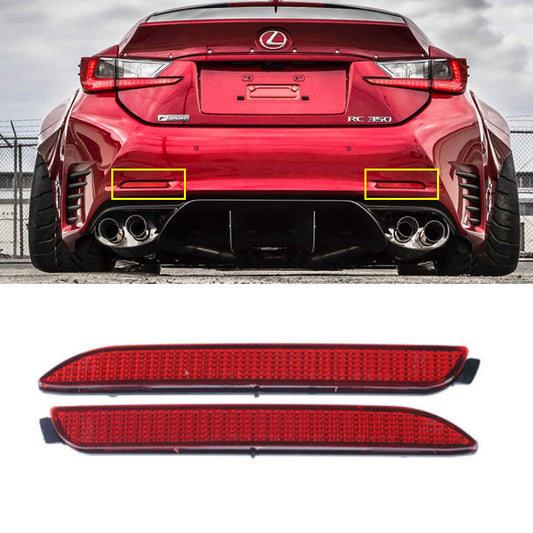 1 Pair for Lexus NX/RC/RC F 2015-2019 Rear brake reflector Lamp turn signal lamp v
