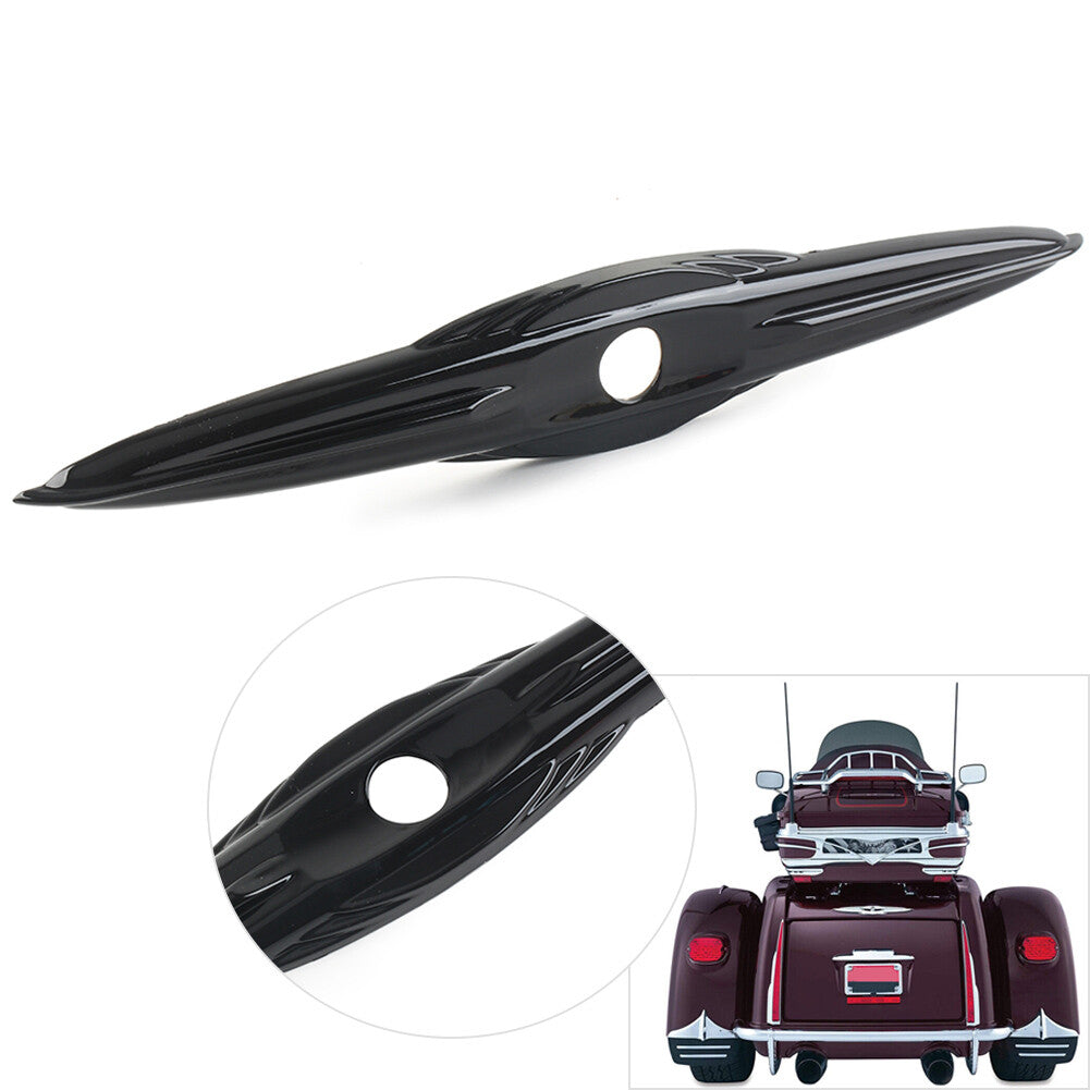 Rear Trunk Latch Accent Trim Fit for Harley Street Tri Glide Trike FLHXXX Black Q