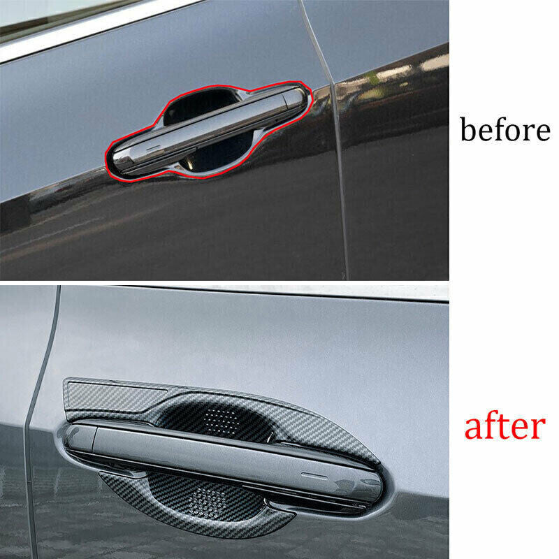 for Lexus NX250 350 450h 22-2024 Carbon Fiber Outer Door Handle Bowl Cover Trim