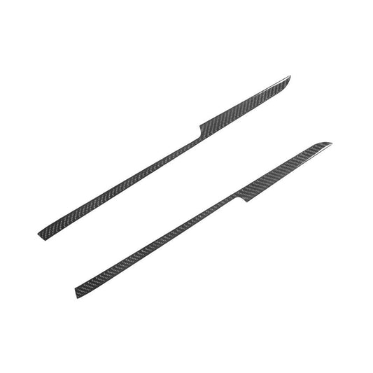 2x Carbon Fiber Interior Rear Door Panel Cover Trim Strip for Camry 12-14 n