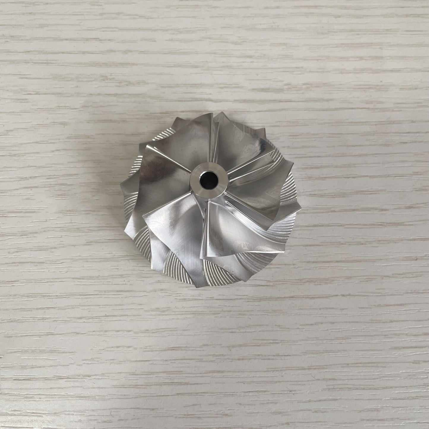 GTA15-25 42.00/56.02 mm 11+0 Blade Turbine Milling/Burnt Compressor Wheel