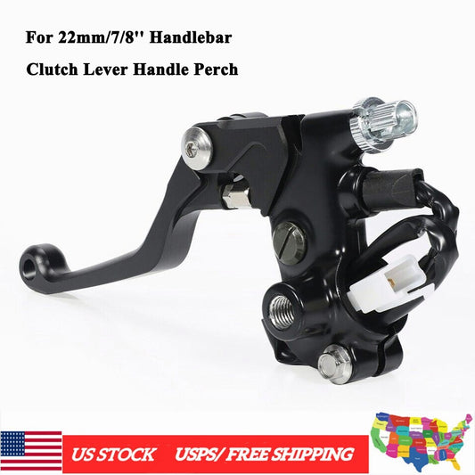 for YAMAHA TW200 WR400F WR125 TW125 22mm Left Clutch Lever Handle Perch Aluminum Q