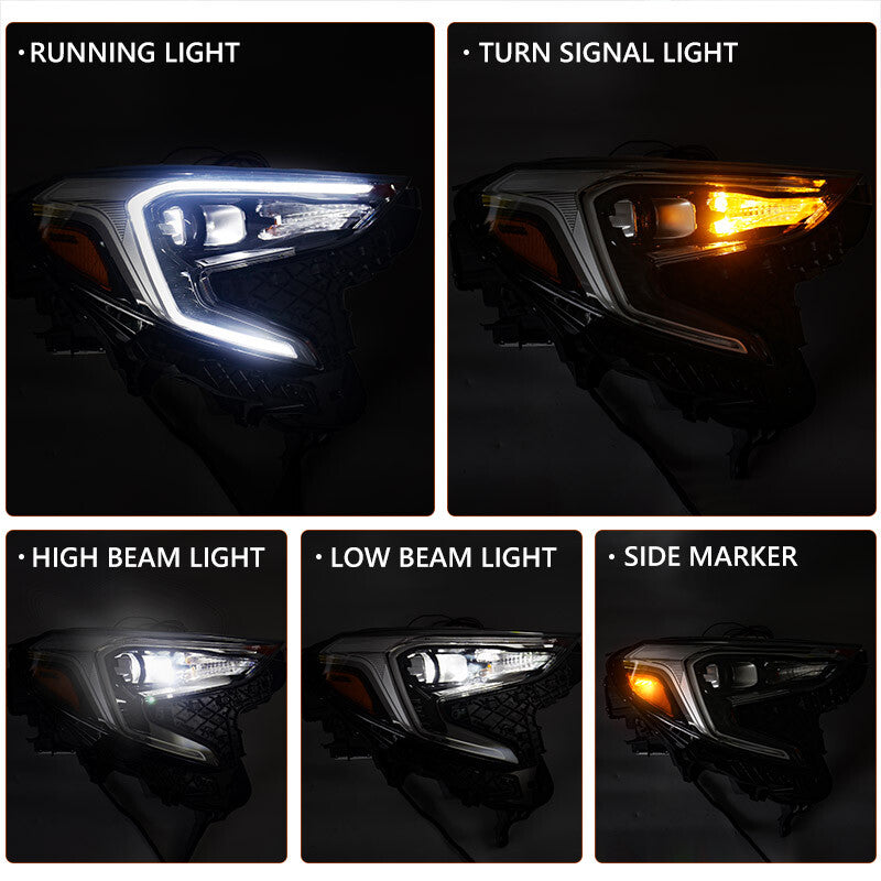 For 2018-2021 for GMC Terrain HID/Xenon w/LED DRL Projector Headlight Passenger RH