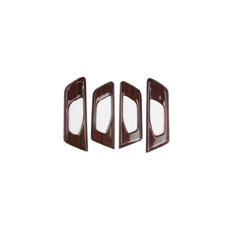 Inner Door Handle Bowl Cover Trim 4 for Honda CRV CR-V 2017-2022 Red Wood Grain