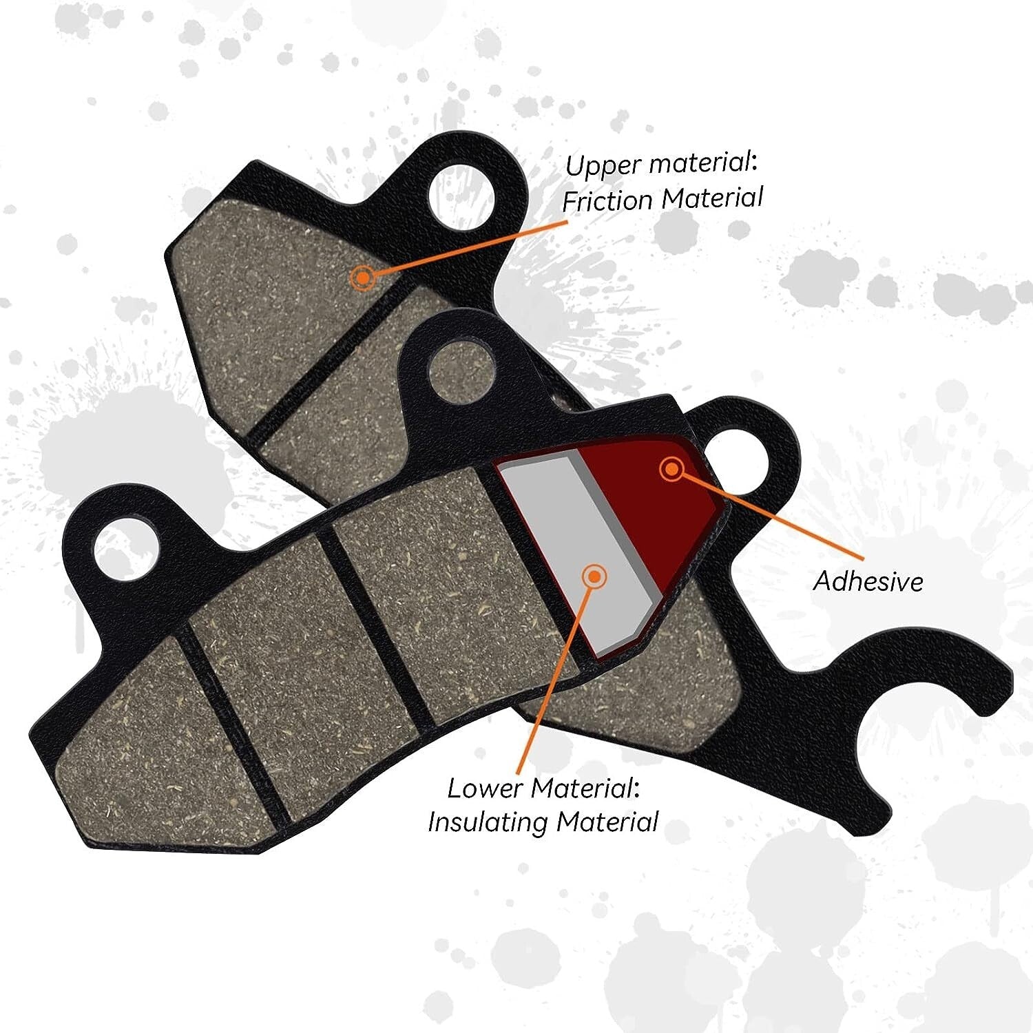 Front and Rear Brake Pads for Kawasaki 1000 SX H2 SE ZX1002 DKF 2019 2020