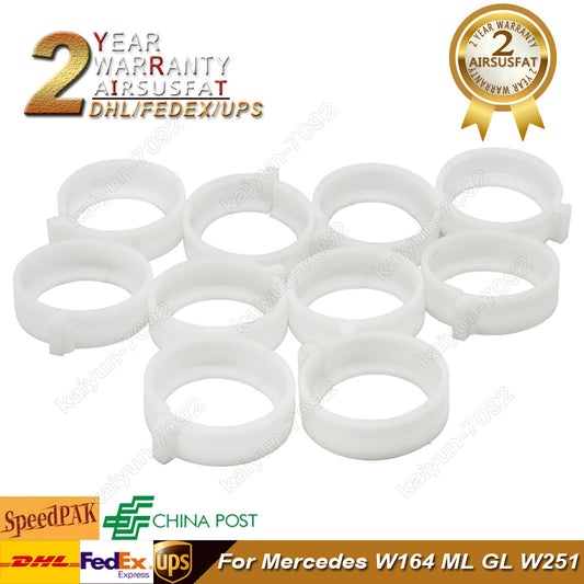 10pcs Front Air Suspension Repair Kits Snap Ring for Mercedes W164 W251 ML GL