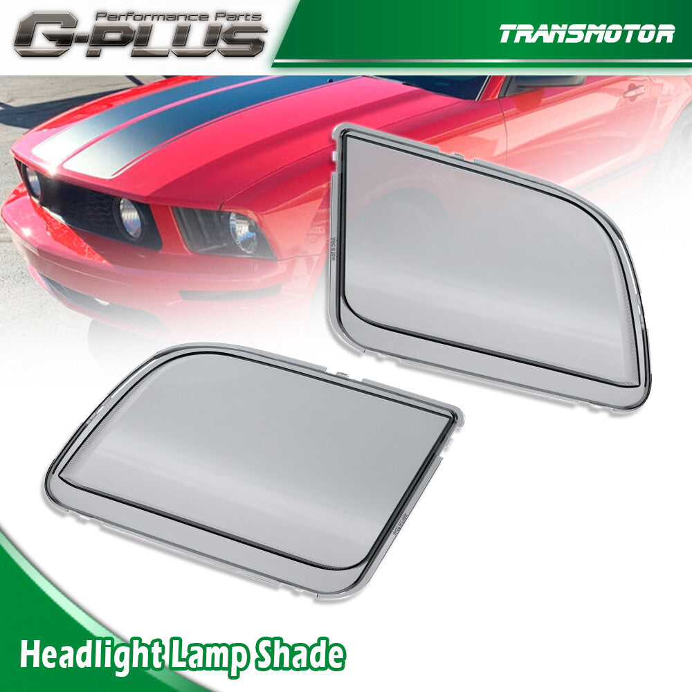 Replacement lenses for the smoke lights of 2005-2009 for Ford Mustangs (left + right fit)