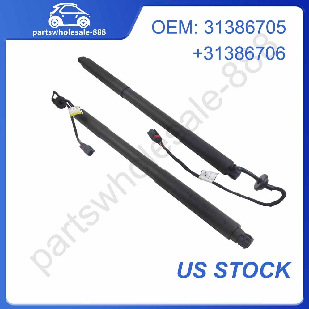 Rear Left+Right Liftgate Gas Lift Supports for Volvo XC60 31386705 31386706